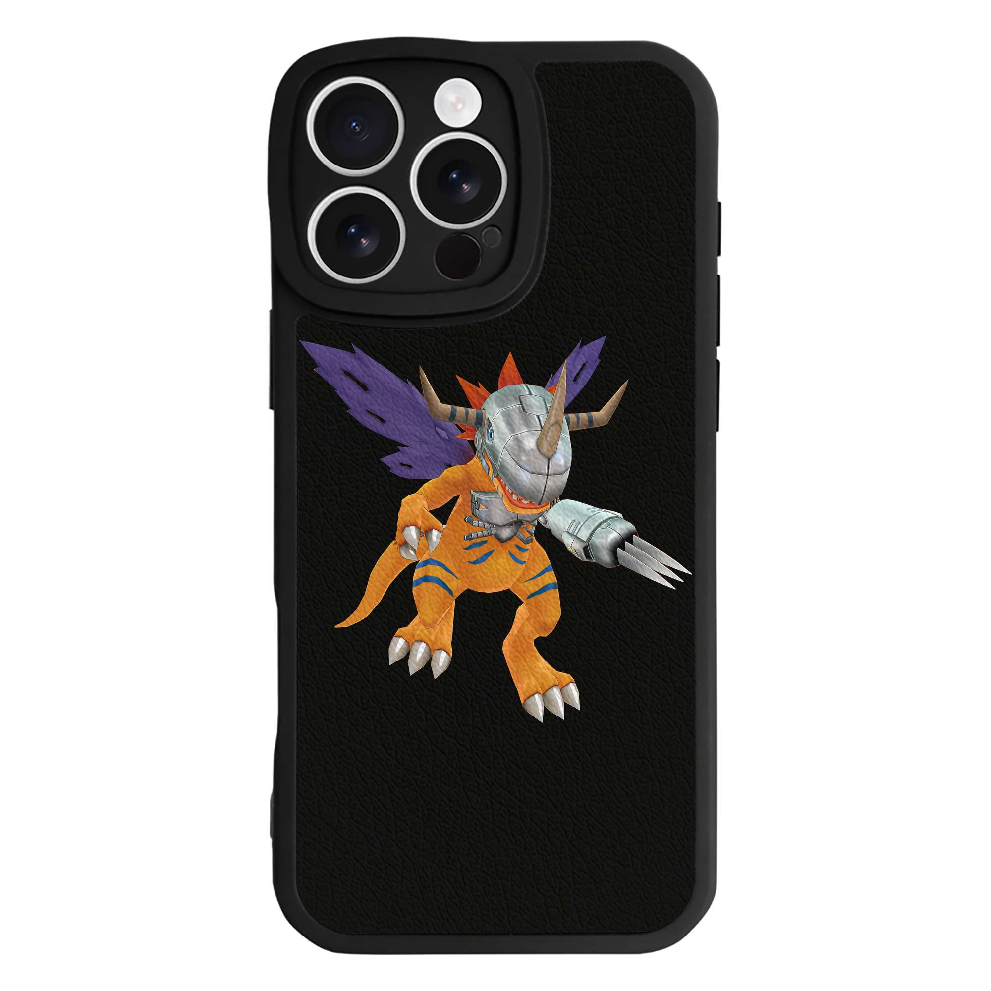 （画像用） Digimon デジタルモンスター/デジモン 【iPhone 16シリーズ対応】シリコンスマホケース（レザー調） 材質：シリコン